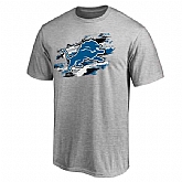 Men's Detroit Lions NFL Pro Line True Color T-Shirt Heathered Gray,baseball caps,new era cap wholesale,wholesale hats